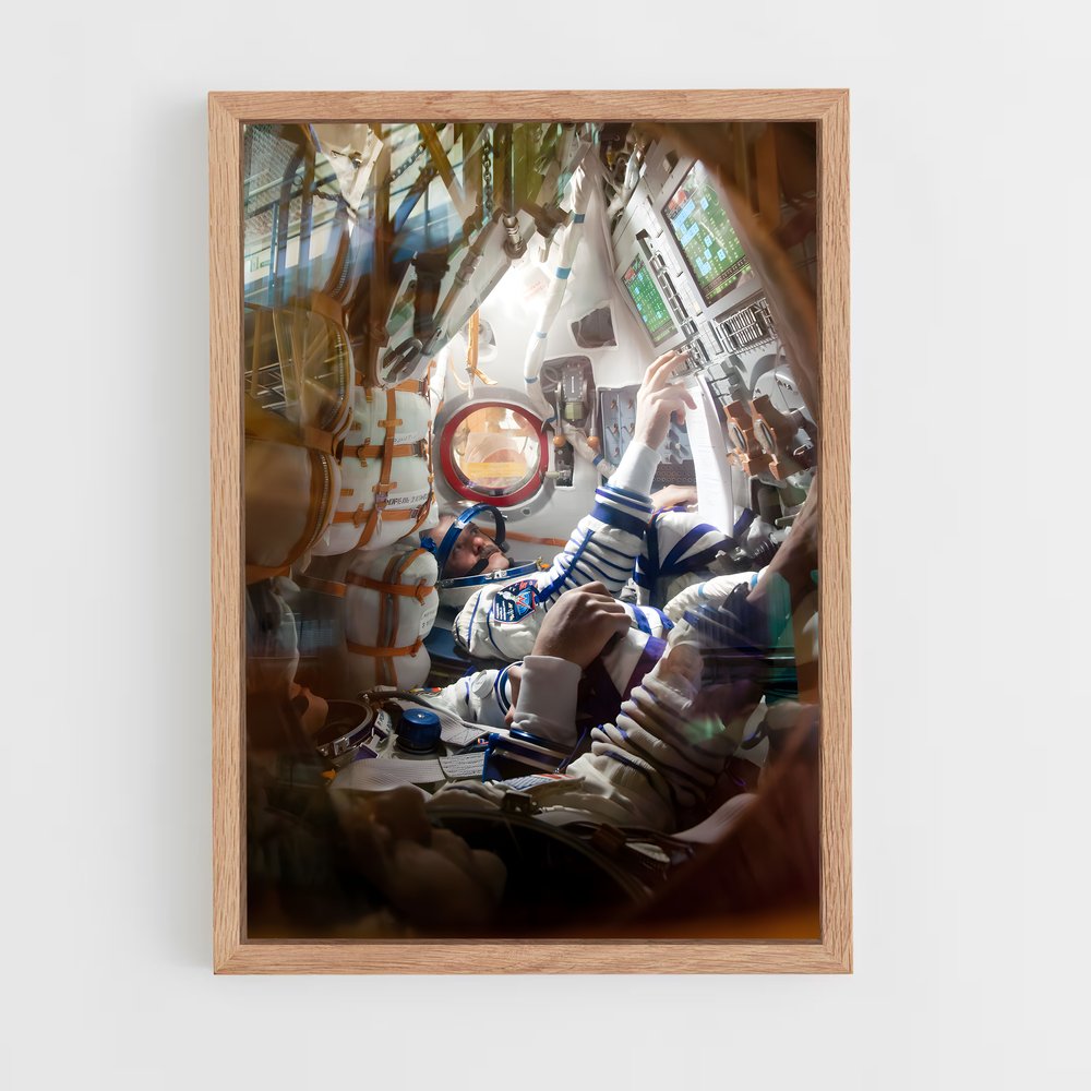 Poster Rêve Suspendu – affiche Astronautes (vue 4)